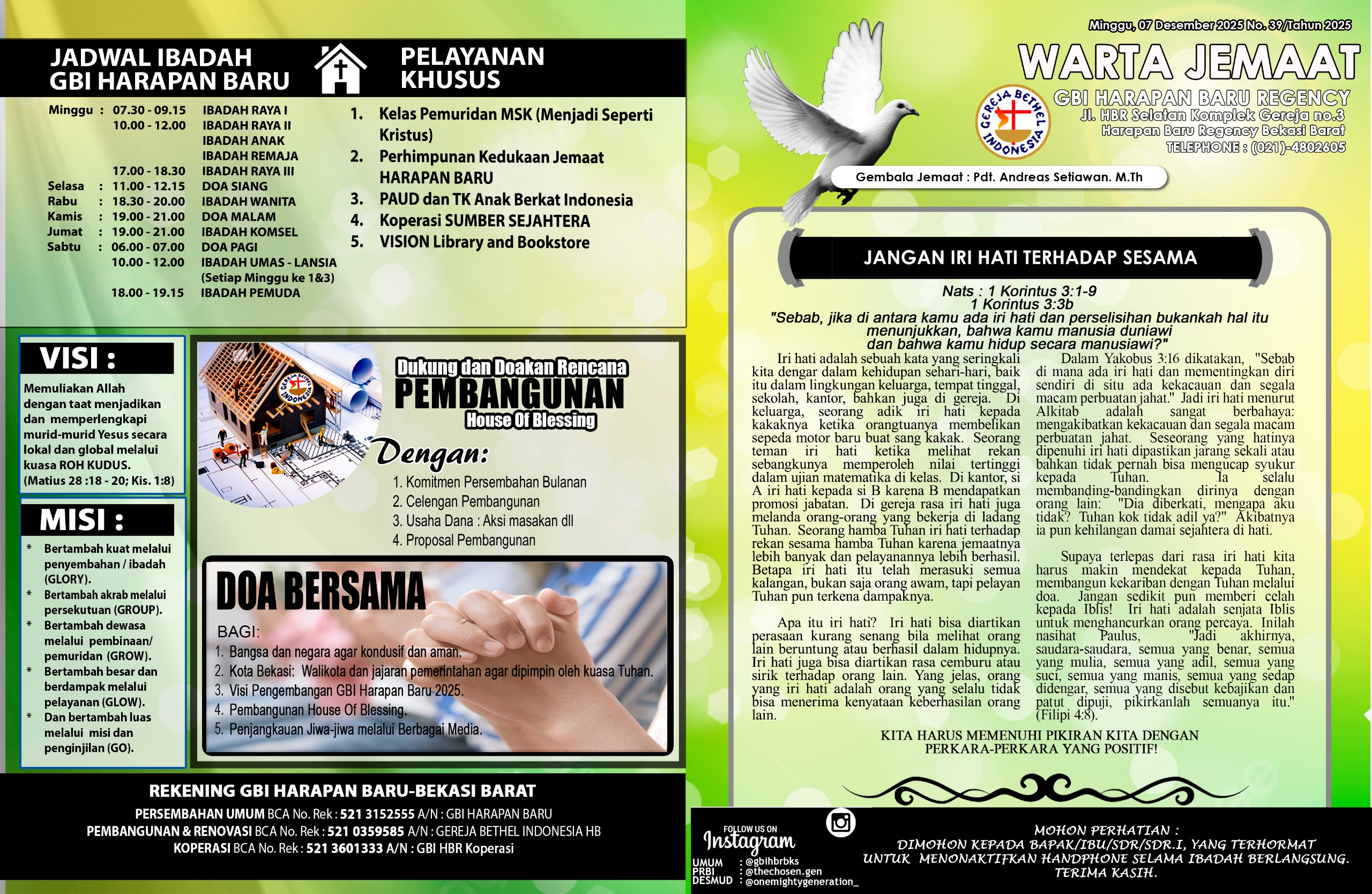 Warta Jemaat GBI Harapan Baru